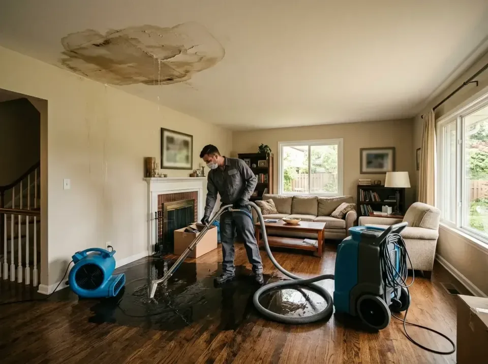 attic-pipe-burst-ceiling-drip-008 — frequently asked questions, Water Damage Restoration & Carpet Care in Hawthorne, NY